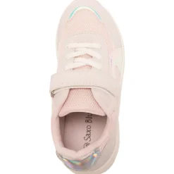Baskets de sport iridescentes en mesh pour fille