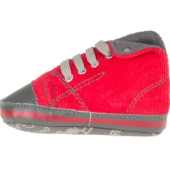 Baskets montantes avec revers et lacets