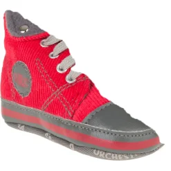 Baskets montantes avec revers et lacets