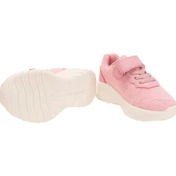 Baskets étoilées en mesh et lurex pour bébé fille