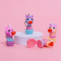 Baume à lèvres parfumé Langue de licorne avec porte-clé (parfum aléatoire)