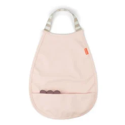 Bavoir avec élastique Croco Rose