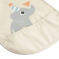 Bavoir imperméable avec velcro Celebration Sable