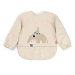 Bavoir imperméable à manches avec poche Celebration Sable