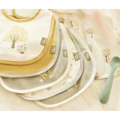 Bavoir imperméable - Tiny Park - 5 Pcs