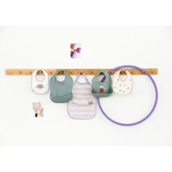 Bavoir silicone poche Tiny Team Chien