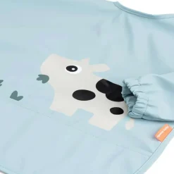 Bavoir tablier imperméable à poche Tiny Farm bleu