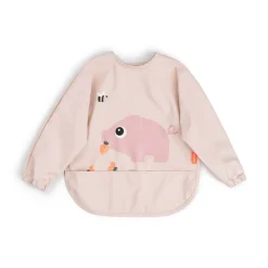 Bavoir tablier imperméable à poche Tiny Farm rose