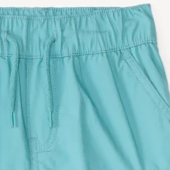 Bermuda cargo uni en popeline pour garçon