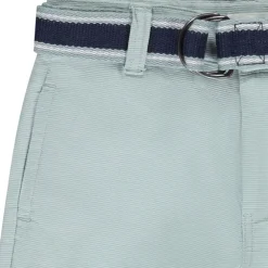 Bermuda ceinturé en toile effet armuré pour garçon