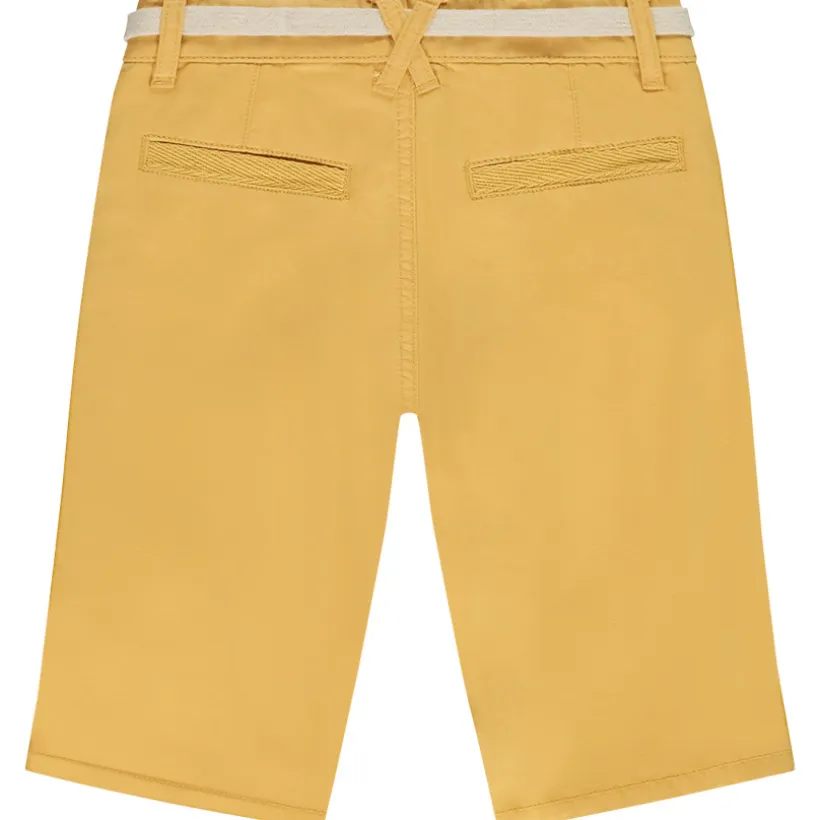 Bermuda ceinturé en twill pour garçon