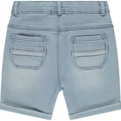 Bermuda effet jean délavé uni pour bébé garçon