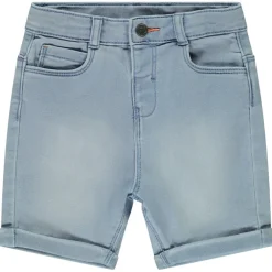 Bermuda effet jean délavé uni pour bébé garçon