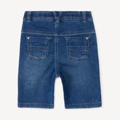 Bermuda effet jean froissé pour bébé garçon