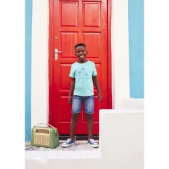 Bermuda en jean effet délavé pour garçon