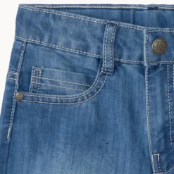 Bermuda en jean effet délavé pour garçon