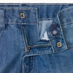 Bermuda en jean effet délavé pour garçon