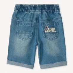 Bermuda en jean Spider-Man Marvel pour garçon