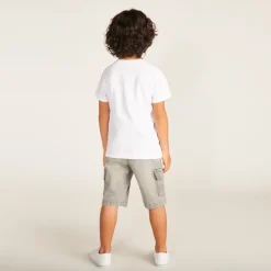 Bermuda en jean style cargo pour garçon