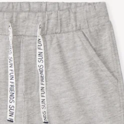 Bermuda en molleton uni pour bébé garçon