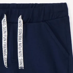 Bermuda en molleton uni pour bébé garçon