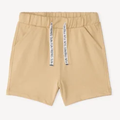 Bermuda en molleton uni pour bébé garçon