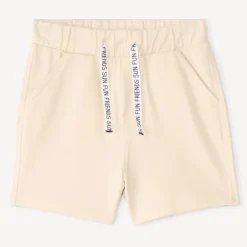 Bermuda en molleton uni pour bébé garçon