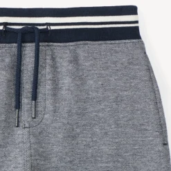 Bermuda en piqué effet chiné pour garçon