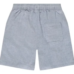 Bermuda en toile effet tissé pour garçon