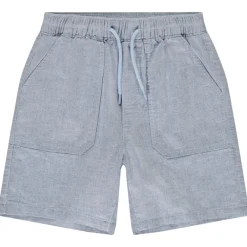 Bermuda en toile effet tissé pour garçon