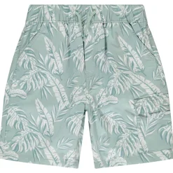 Bermuda en toile imprimé exotique pour garçon