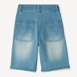 Bermuda long en jean pour garçon