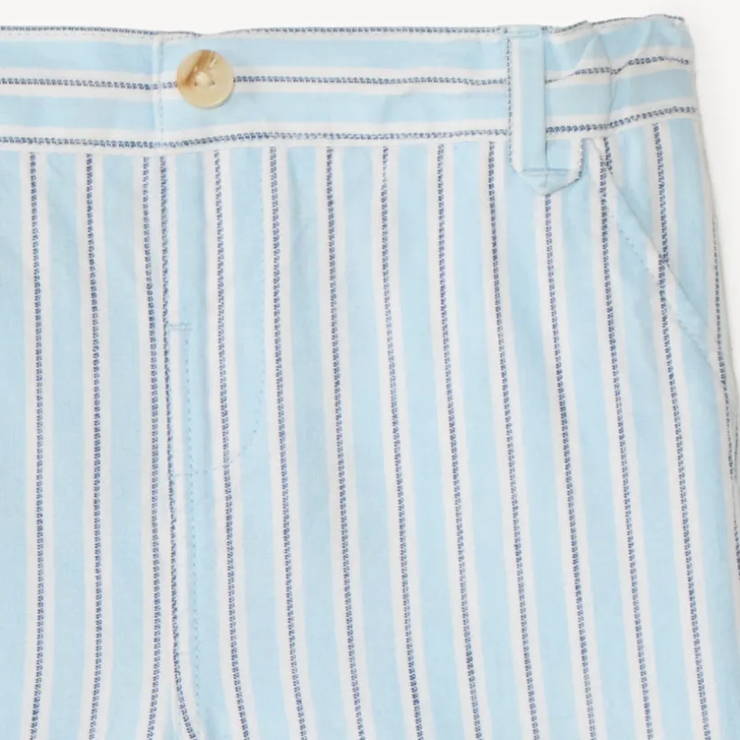 Bermuda rayé en toile pour bébé garçon
