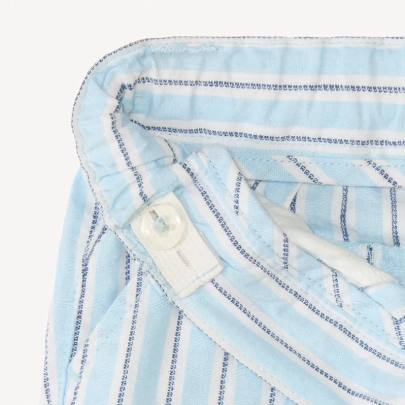 Bermuda rayé en toile pour bébé garçon