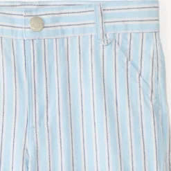 Bermuda rayé en toile pour garçon