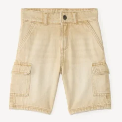 Bermuda style cargo en denim pour garçon