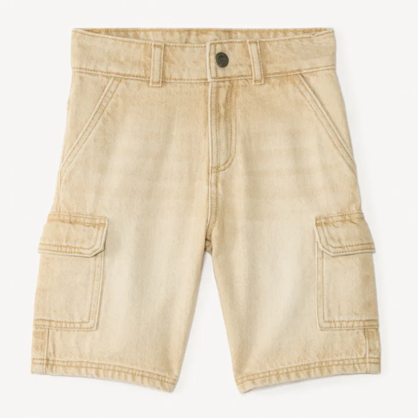 Bermuda style cargo en denim pour garçon