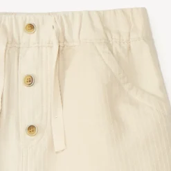 Bermuda style cargo en toile uni pour bébé garçon