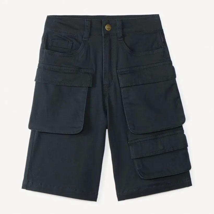 Bermuda style cargo en twill pour garçon