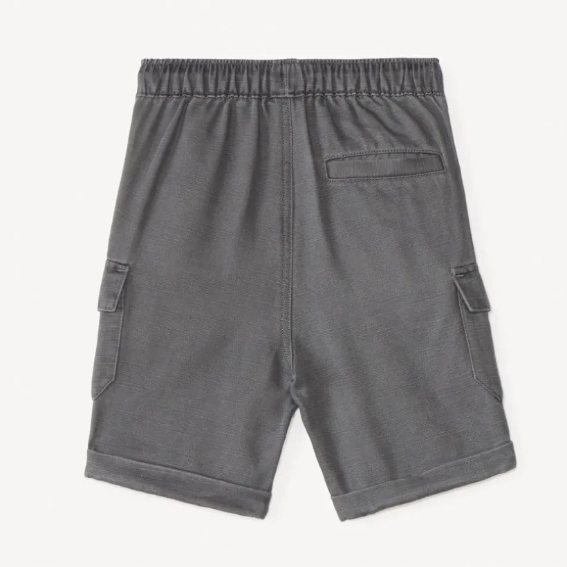 Bermuda style cargo uni pour bébé garçon
