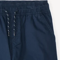 Bermuda uni en popeline pour garçon