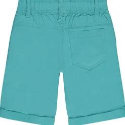 Bermuda uni en popeline pour garçon