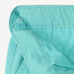 Bermuda uni en toile avec ceinture lacet pour garçon