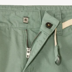 Bermuda uni en toile avec ceinture lacet pour garçon