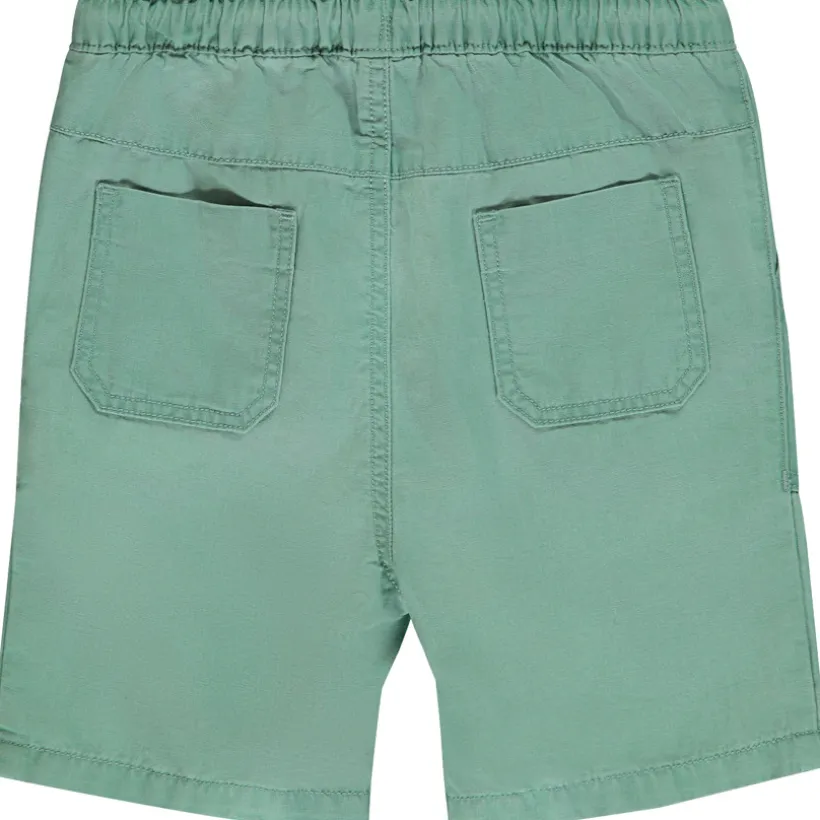 Bermuda uni en toile pour bébé garçon