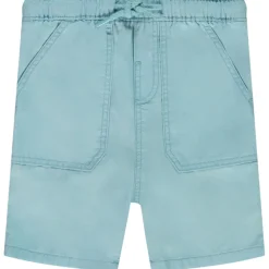 Bermuda uni en toile pour bébé garçon