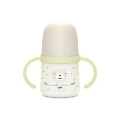 Biberon à anses 150 ml 6M+ Wild & Free Night and Day Gris