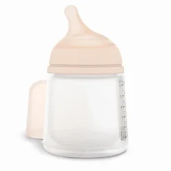Biberon anti-colique Zero.Zero débit lent/S 180ml rose