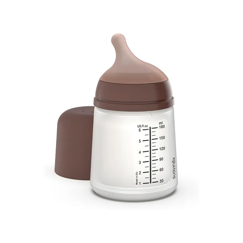 Biberon anti-colique Zero.Zero débit lent/S 180ml deep