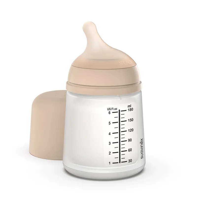 Biberon anti-colique Zero.Zero spécial allaitement 180 ml Light